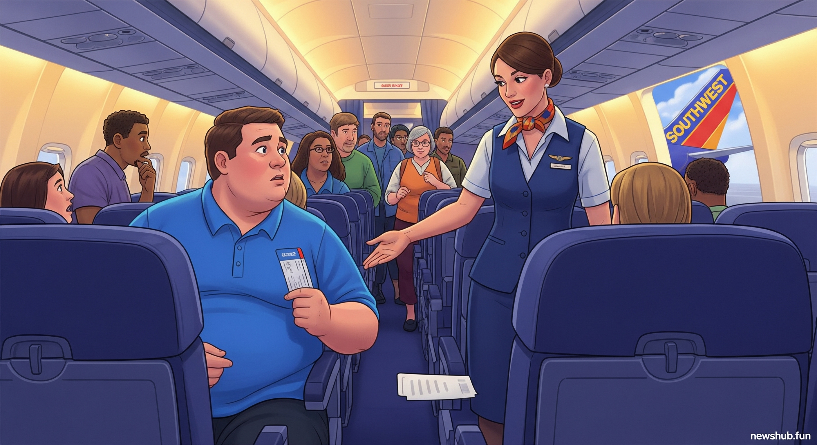 Southwest Airlines Faces Backlash Over New Plus-Sized Passenger Policy